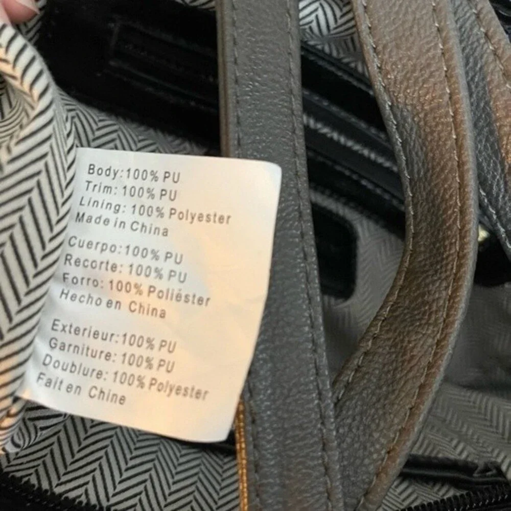 Steve Madden Grey, Black and White Handbag